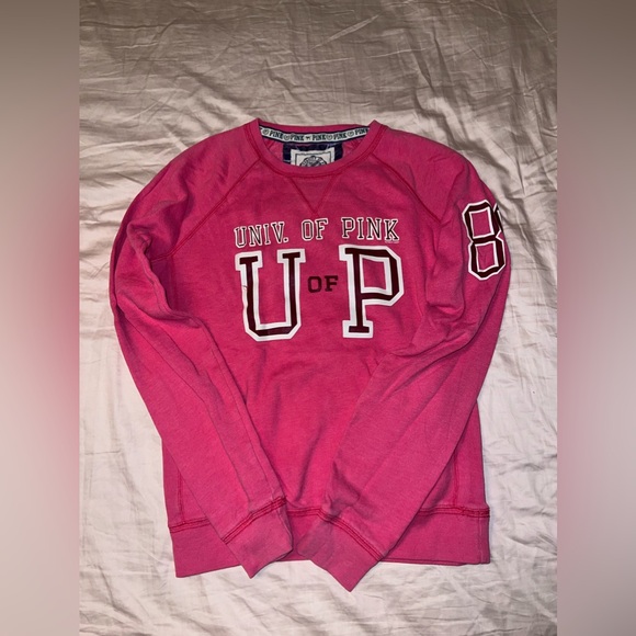 VTG Y2K Victorias Secret Used “U of Pink” Sweatshirt - Picture 3 of 9